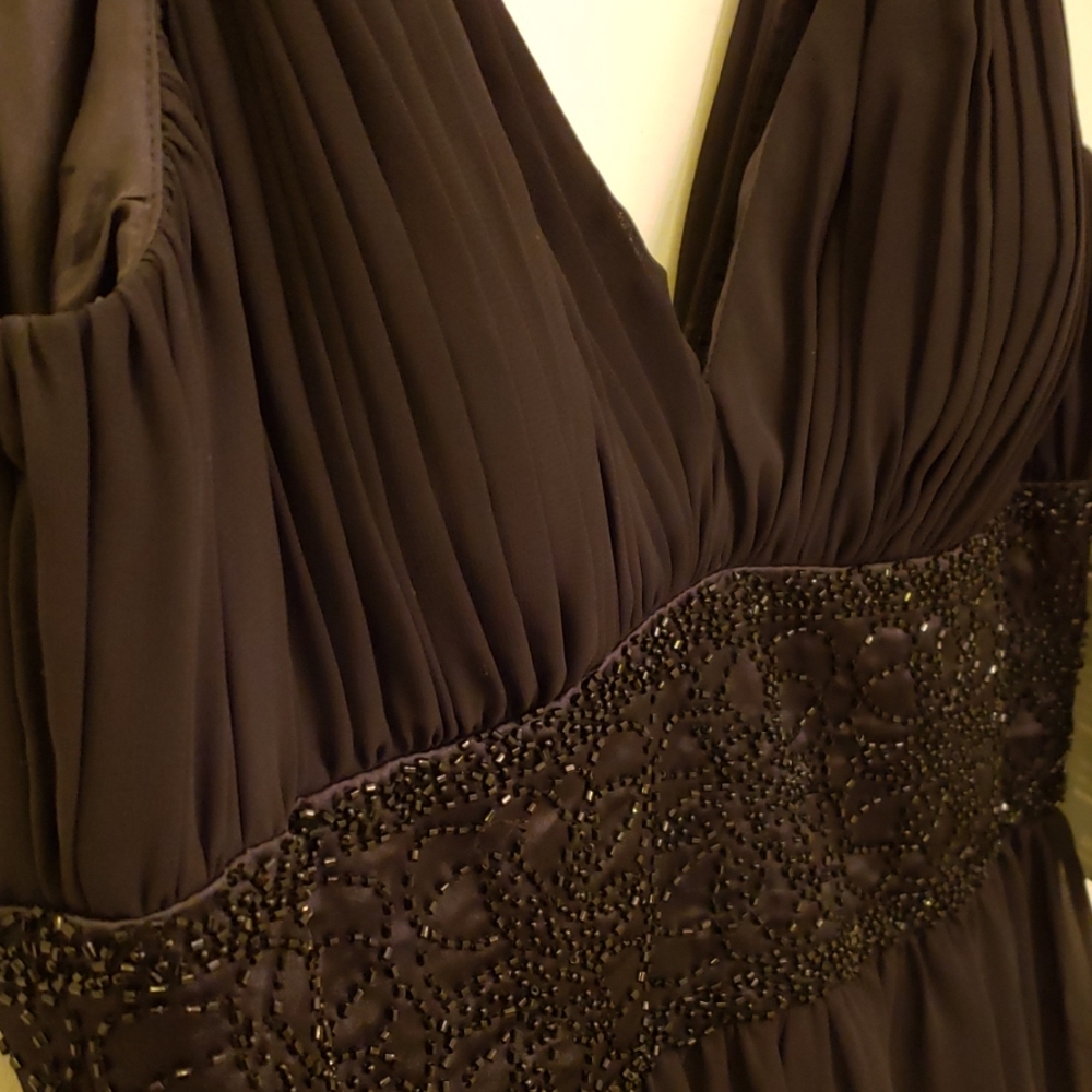 Womens black maxi dress empress waist ruching